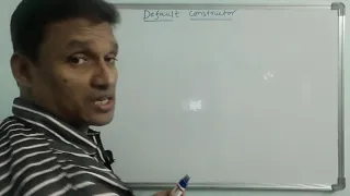 Default Constructor in Java Constructors in Java Java Programming Explained in Telugu