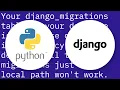 django db migrations exceptions InconsistentMigrationHistory