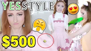 HUGE 500 YESSTYLE HAUL AND TRY ON CHEAP KOREAN FASHION Too good to be true