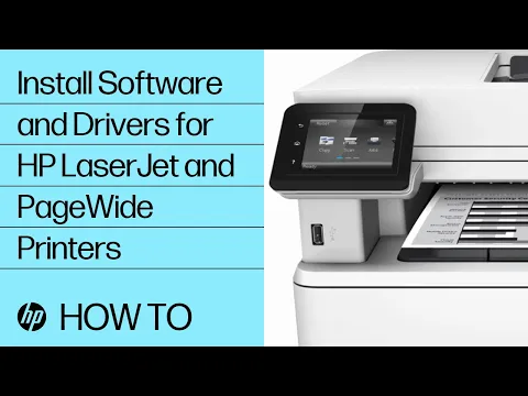 Download MP3 Install Software and Drivers for HP LaserJet and PageWide Printers | HP Printers | HP Support
