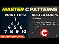 CP006 Master C Patterns Print Number Pyramid 1 to 10 Step-by-Step