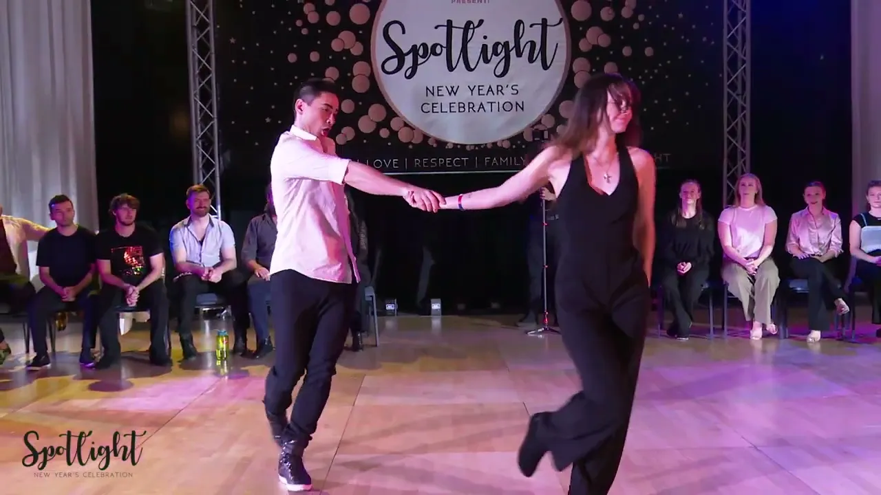 Spotlight New Year's Celebration 2023 Intermediate Jack & Jill - Corey Brillantes & Tessa Chelain