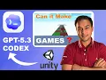GPT-5 3 CODEX Tutorial How I build a Game using OPEN AI GTP-5 3 CODEX in Unity3D in 10 minutes