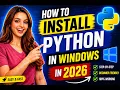 How to install python in windows in 2026