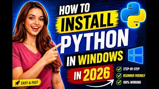 How to install python in windows in 2026