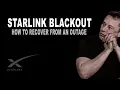 SpaceX Starlink Outage Recovery