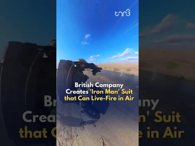 ⁣Gravity Industries announced its Iron Man suit that can live fire from a jetpack #breaking #news