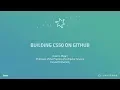 Building CS50 with GitHub - GitHub Universe 2017