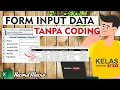 Download Lagu Cara Membuat Form Input Data di eXcel dengan Record Macro, Tanpa Coding