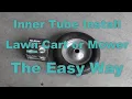 Remove Replace and Install an Inner Tube on you Garden Cart Wheelbarrow Tractor or Lawn Mower Tire