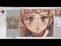 SAI SpeedPaint Sailor Moon screenshot repaint