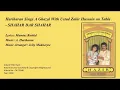 Hariharan Sings A Ghazal With Ustad Zakir Hussain on Tabla- SHAHAR DAR SHAHAR