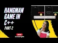 Hangman Game in C Part 2 in Tamil How to Build a Hangman Game in C Game Development in C