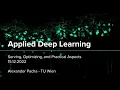 Applied Deep Learning 2022 - Lecture 10