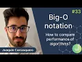 Big-O notation MJC Light Talk