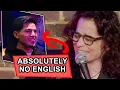 The CUTE PERUVIAN in the front row spoke NO English Jessica Kirson Long Crowd Work s