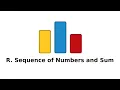 CodeForces R Sequence of Numbers and Sum in Arabic