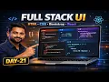 Full Stack UI Development Day 21 HTML CSS Bootstrap React Frontend Roadmap 2026