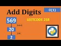 Add Digits LeetCode 258 Time Complexity O 1