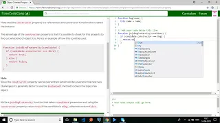 Object Oriented Programming Understand the Constructor Property