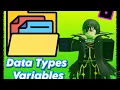 Learn Data Types Variables Fast Roblox Scripting Series
