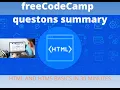 Basic html and html5 freeCodeCamp - part 2