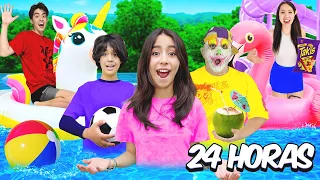 PASAMOS 24 HORAS EN LA ALBERCA!!!