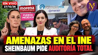 EN VIVO #NoticiasConMemeYamel ¡AMENAZAS EN EL INE! Sheinbaum pide AUDITORÍA TOTAL