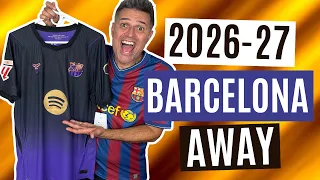 KOBE 2026-27 FC BARCELONA AWAY MATCH AERO-FIT SHIRT REVIEW BARCELONA IS BUILDING A TRADITIONAL