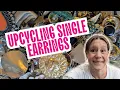Upcycled Jewellery - Saving Single Earrings from Landfill Turning then into New Jewellery