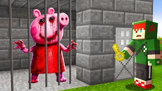 PRISÃO 100% SEGURA PARA CAPTURAR A PEPPA AMALDIÇOADA NO MINECRAFT!! (PEPPA PIG.EXE)