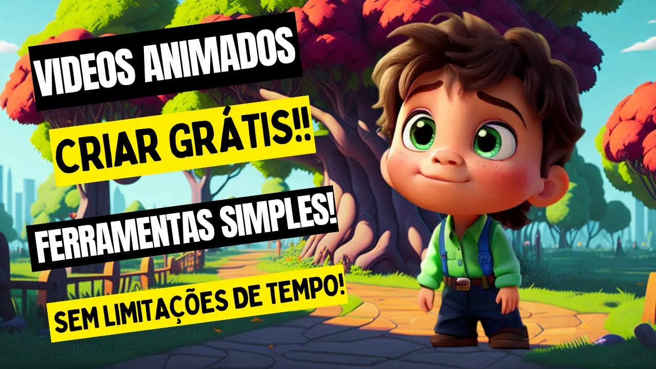 COMO CRIAR VIDEOS ANIMADOS GRÁTIS COM INTELIGÊNCIA ARTIFICIAL SEM LIMITE DE DURAÇÃO
