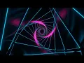 Blue Pink Triangle Hypnosis Spiral - 30 Minutes