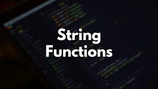 SQL Learning Path - String Functions