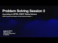 Problem Solving Session 3