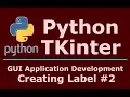 2 Python Tkinter Labels