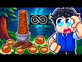 Download Lagu We Did A INFINITE FOOD GLITCH To SURVIVE To DAY 10,000 In 99 Nights In The Forest! (Roblox)