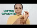 For Itchy Palm or Foot do this immediately hi you will be shocked