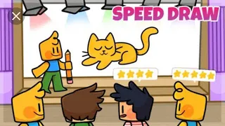 Dibujamos en ROBLOX Speed Draw