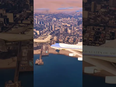 أصعب عملية تزود بالوقود في الجو… هل نجحت؟ 👀🔥 #gta5 #gtav #shorts