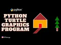 How To Draw A Simple House in Python Turtle Cool Python Turtle Graphics-6 Status Learnonpy