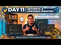 Day 11 - Arithmetic and comparison operators in python