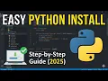 Easy Way to Install Python Step by Step for Beginners 2026 in English