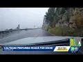 Rain snow falls across Northern California Updates at 7 p m