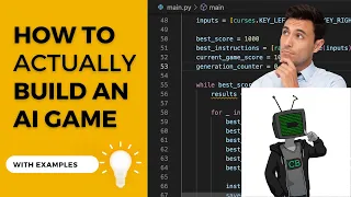 Build a Code Bullet AI game from scratch with examples Python evolutionary algorithm