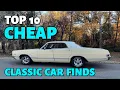 Must-See DEALS Exploring Affordable 10 Classic Cars on Craigslist - For Sale by Owners