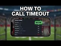 How to Call a Timeout in Madden 27 Arcade Edition