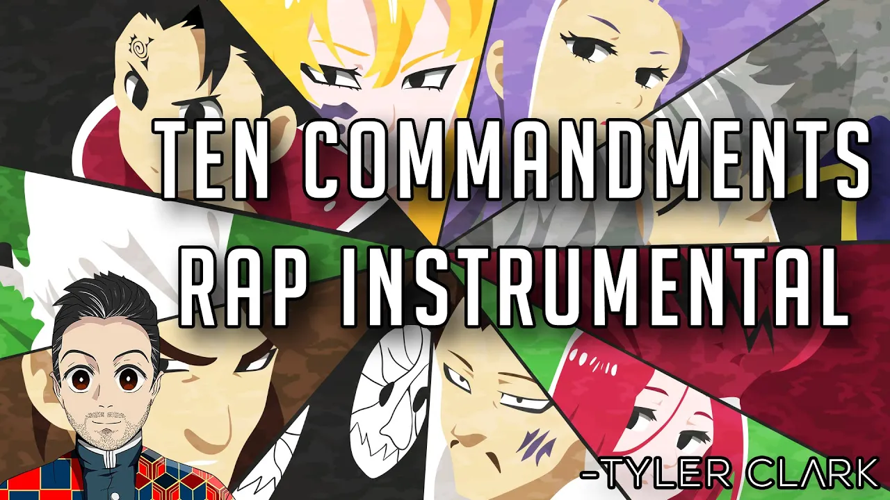 Ten Commandments Rap Instrumental by Tyler Clark | Rap by NLJ, Rustage, DPS, GBJ, more