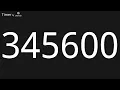 345600 Second Countup Timer