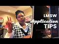 Application Process and Steps for LMSW 2022